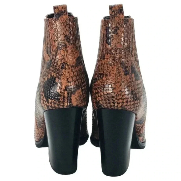 Marc Fisher LTD Alva Leather Womens Ankle Boots Size 9.5M - Picture 7 of 15